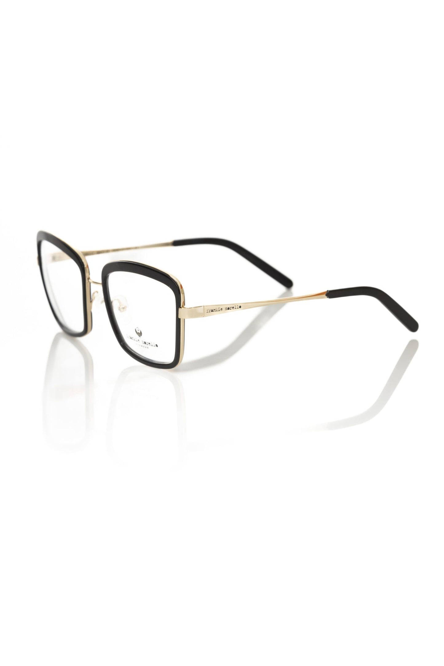 Frankie Morello Black Metallic Women Frame