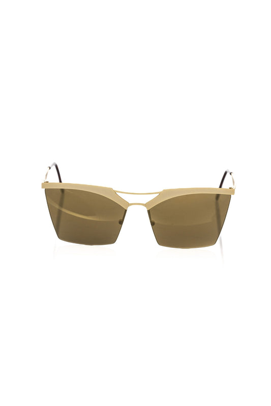 Gafas de sol para mujer Frankie Morello en dorado metalizado