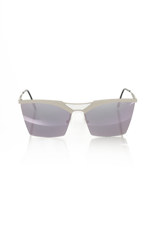 Gafas de sol para mujer Frankie Morello en plata metalizada