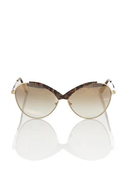 Gafas de sol para mujer Frankie Morello Beige Metálico
