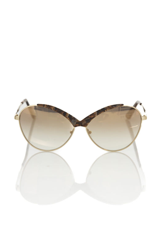 Gafas de sol para mujer Frankie Morello Beige Metálico