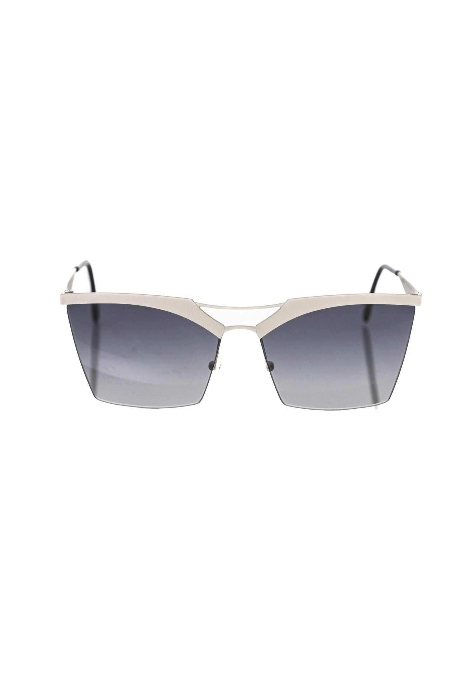 Gafas de sol para mujer Frankie Morello en plata metalizada