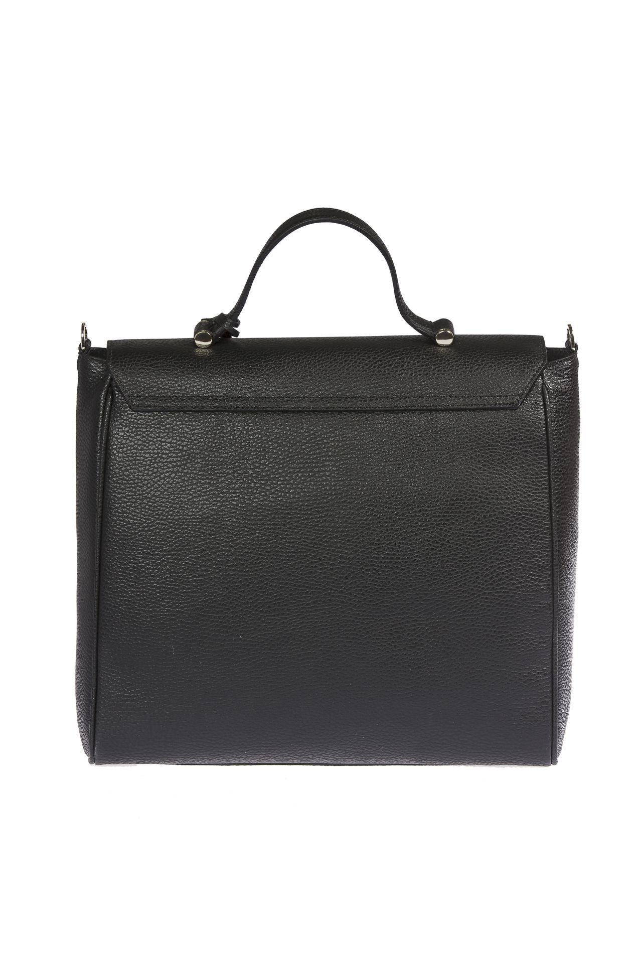 Bolso de mano para mujer de piel negra Trussardi