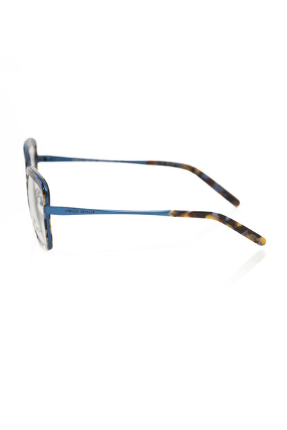 Frankie Morello Blue Metallic Women's Eyeglass Frame