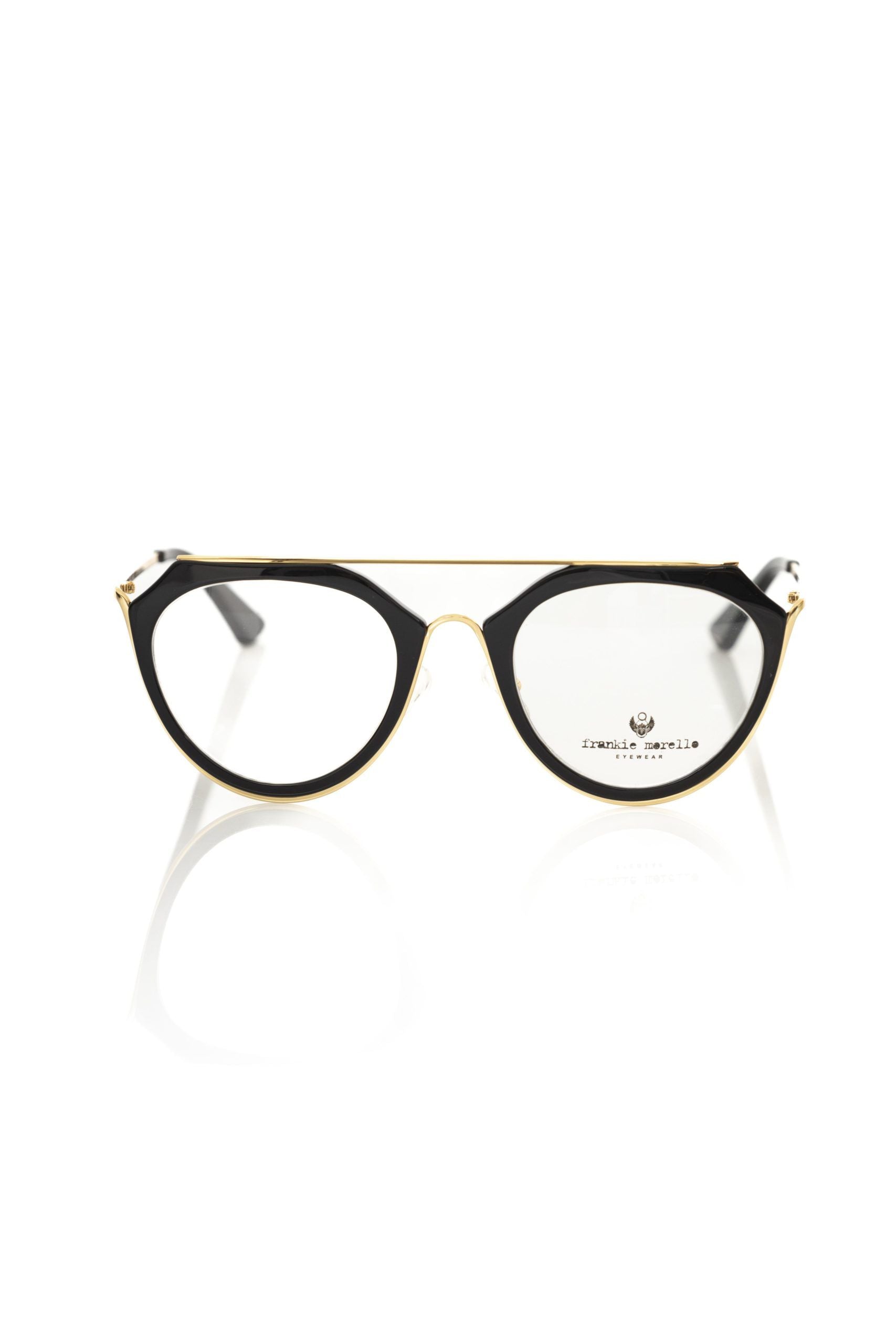 Gafas elegantes estilo aviador Frankie Morello con detalles dorados