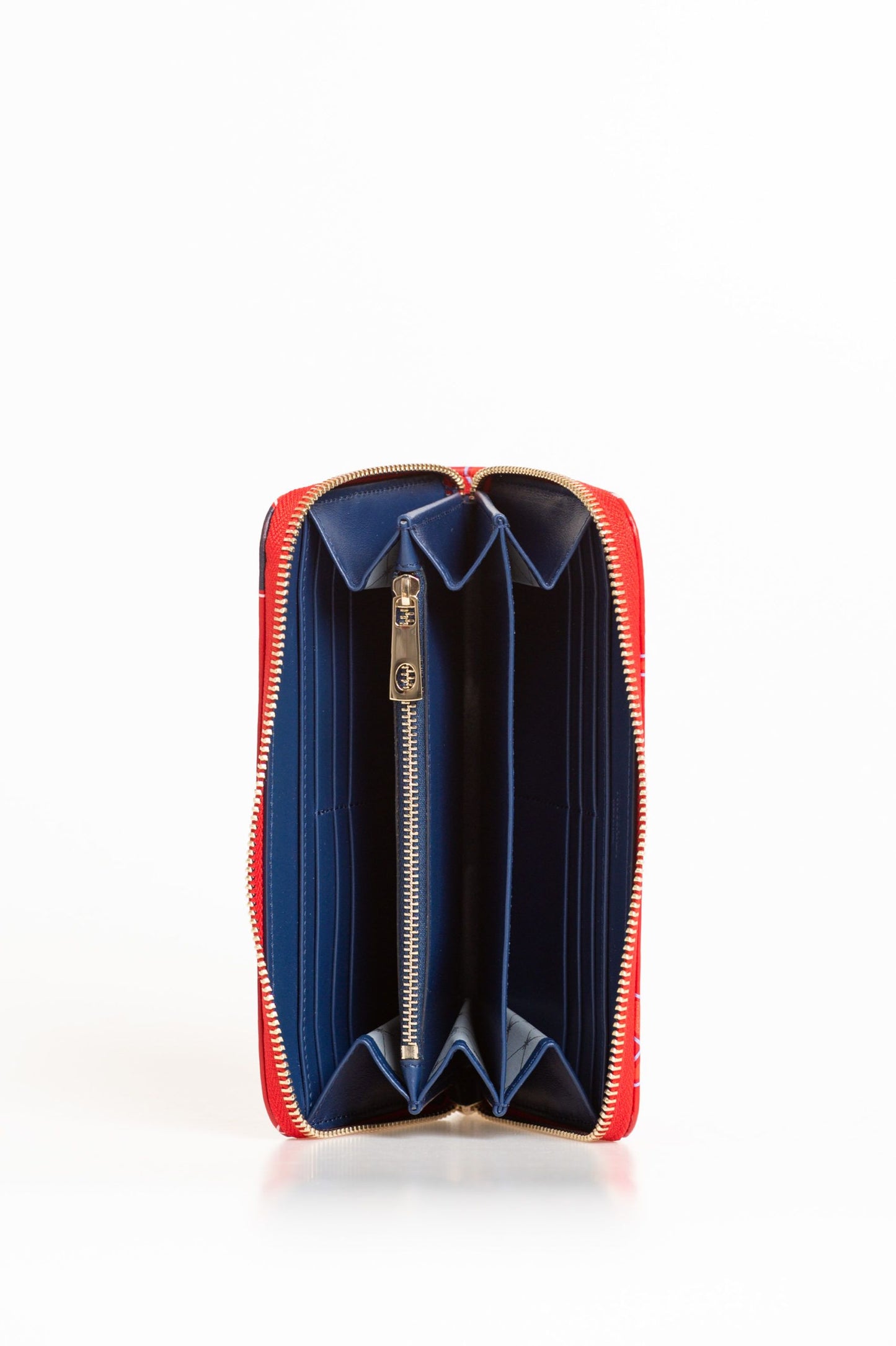 Cartera de mujer de piel roja Trussardi