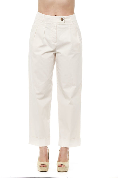 Peserico Pantalón Palazzo Ancho Beige