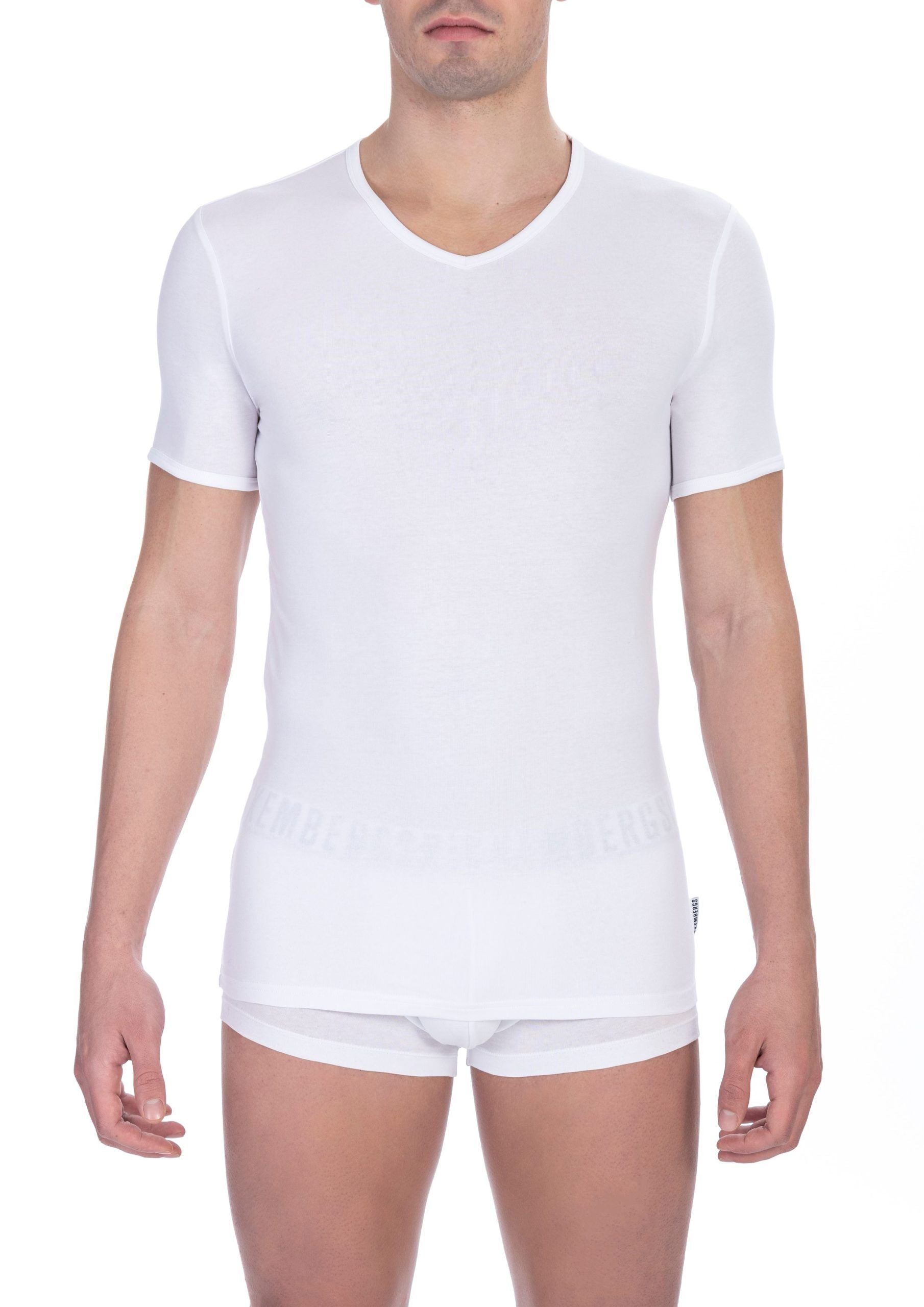 Camiseta de algodón blanca para hombre de Bikkembergs