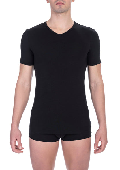 Bikkembergs "Black Cotton Men T-Shirt"