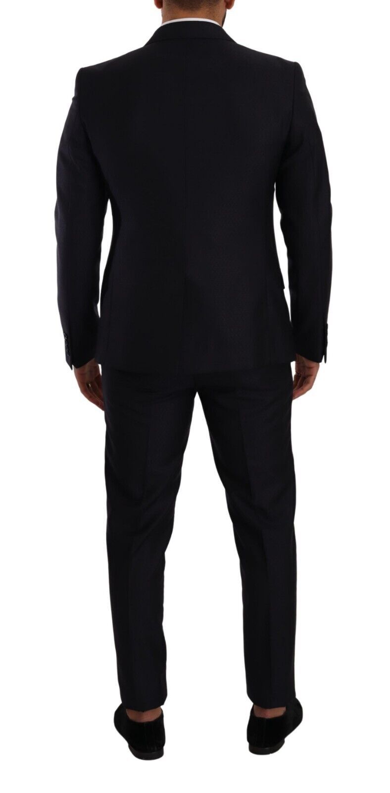 Dolce & Gabbana Elegant Slim Fit Wool Silk Cashmere Men's Suit