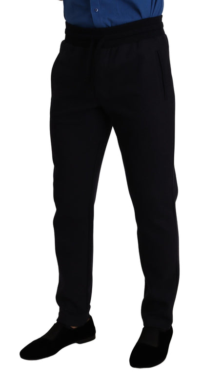 Pantalones jogger elegantes azules de Dolce &amp; Gabbana para hombre