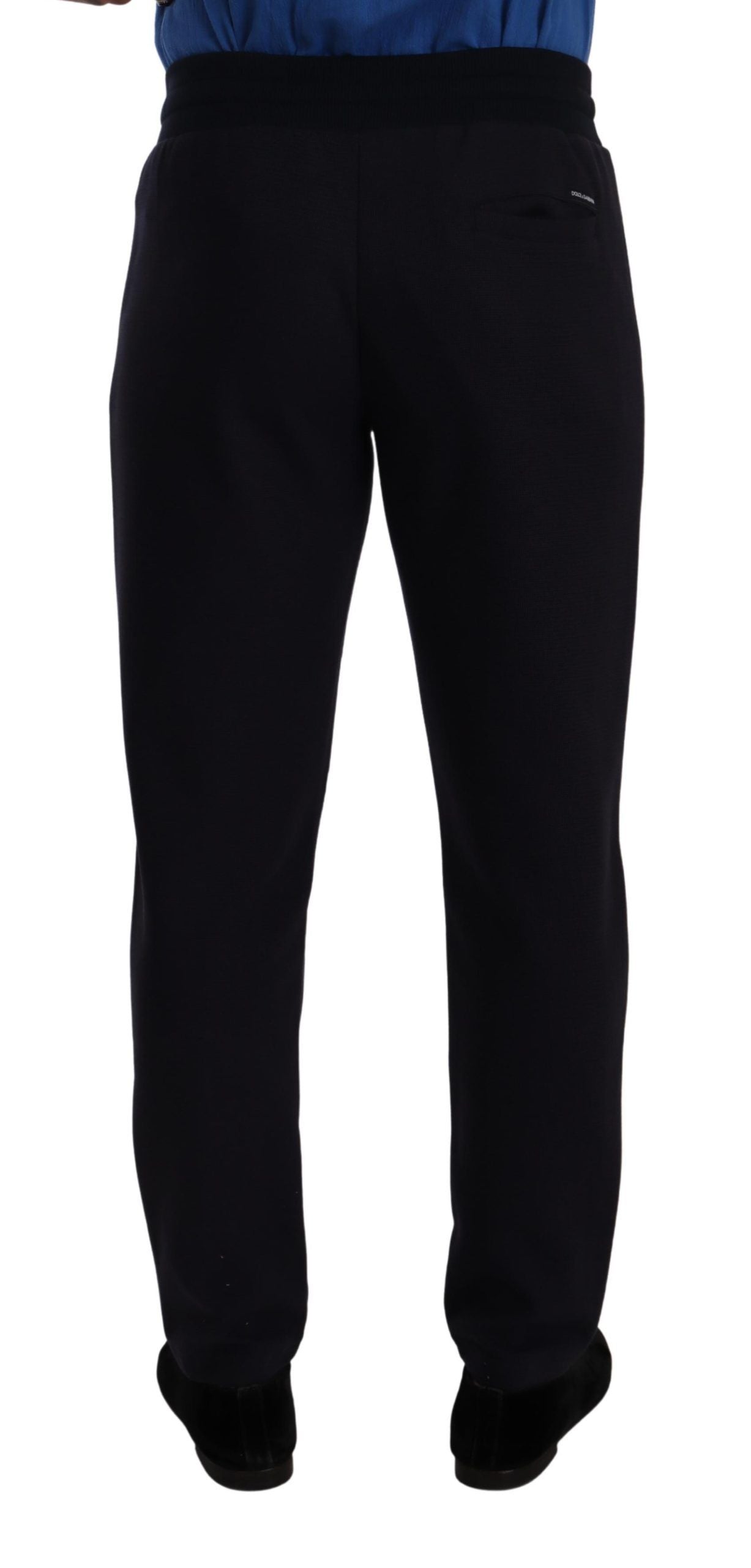 Pantalones jogger elegantes azules de Dolce &amp; Gabbana para hombre