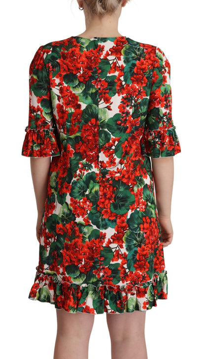 Dolce & Gabbana Floral Mini Enchantment Dress