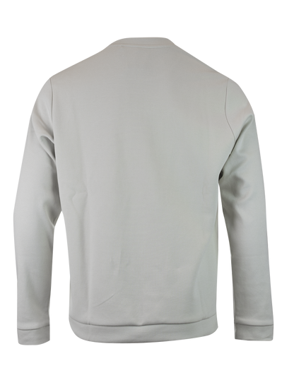 Sudadera elegante de algodón beige de Hugo Boss