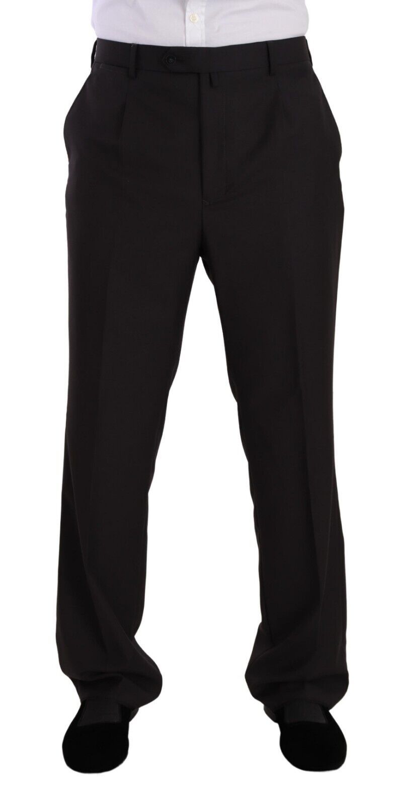 Traje elegante de dos piezas para hombre en gris con solapas con muescas de Domenico Tagliente