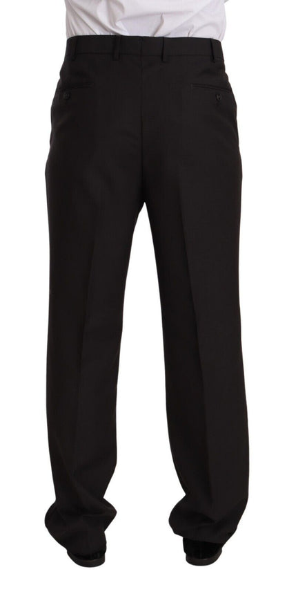 Traje elegante de dos piezas para hombre en gris con solapas con muescas de Domenico Tagliente