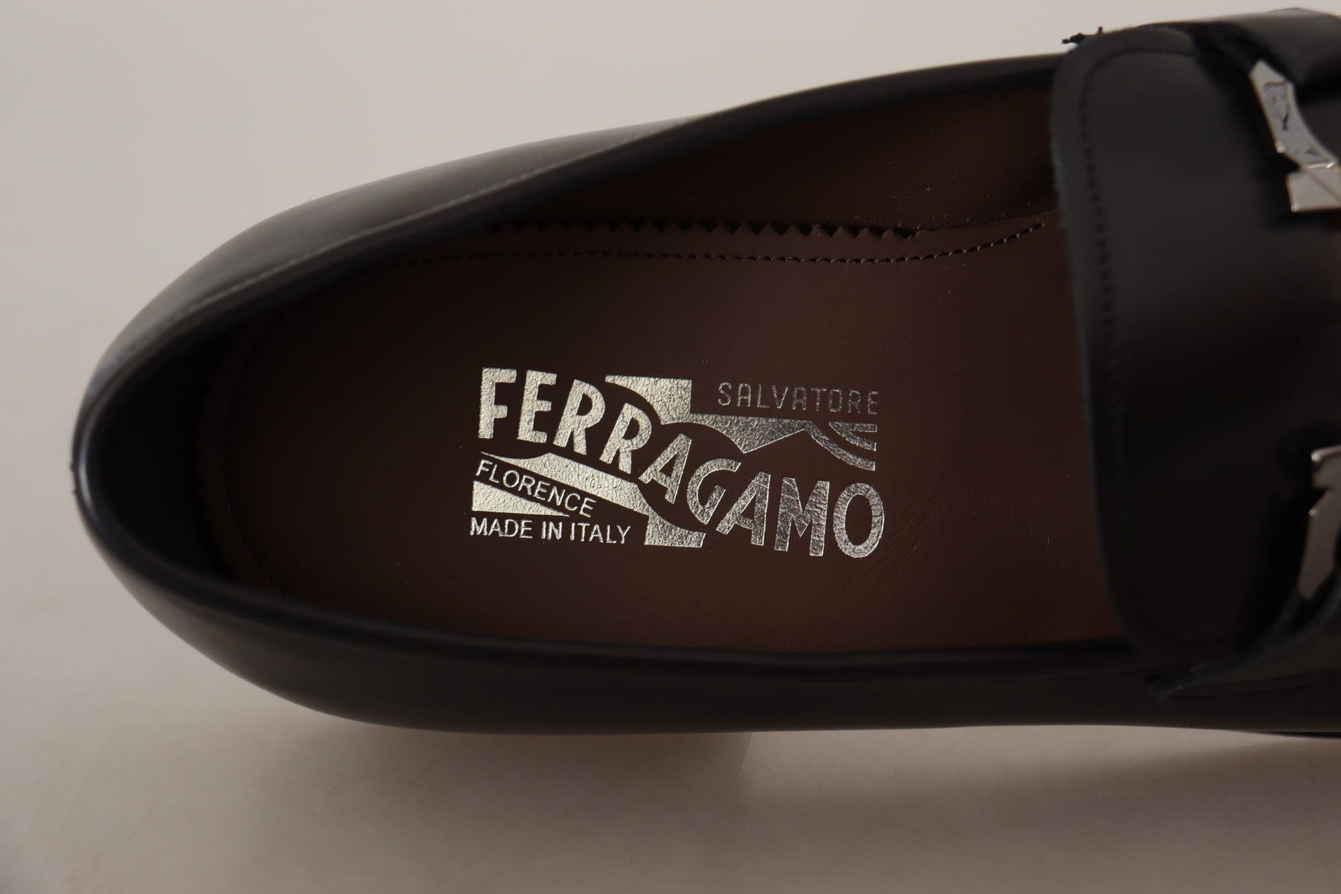 Salvatore Ferragamo Mocasines Gancio Bit Suave De Cuero Negro