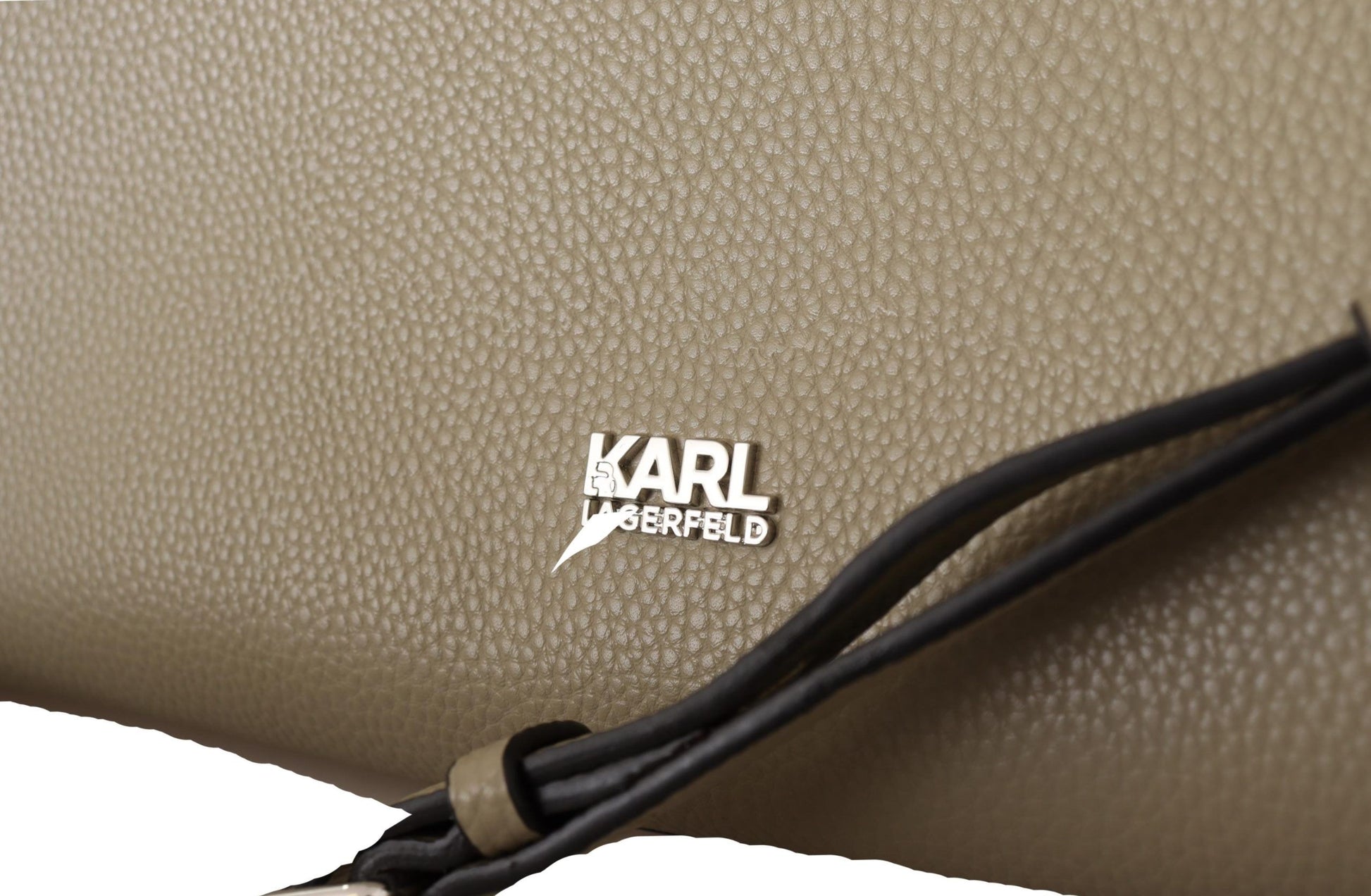 Bolso de mano de piel verde salvia Enchanting de Karl Lagerfeld