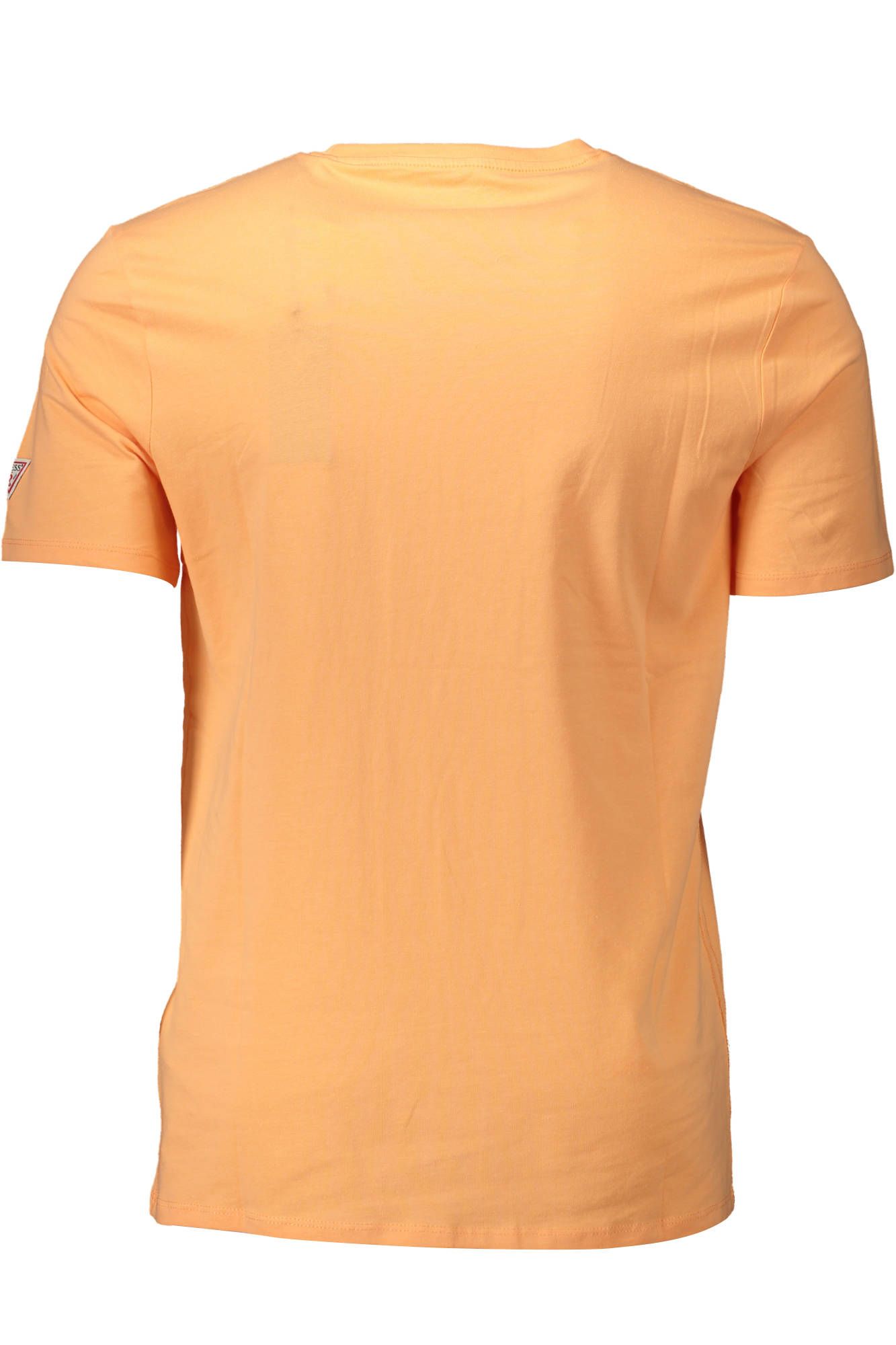 Camiseta con logo y corte ajustado en color naranja chic de Guess Jeans