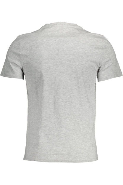 Camiseta con logo y corte ajustado en gris chic de Guess Jeans para hombre