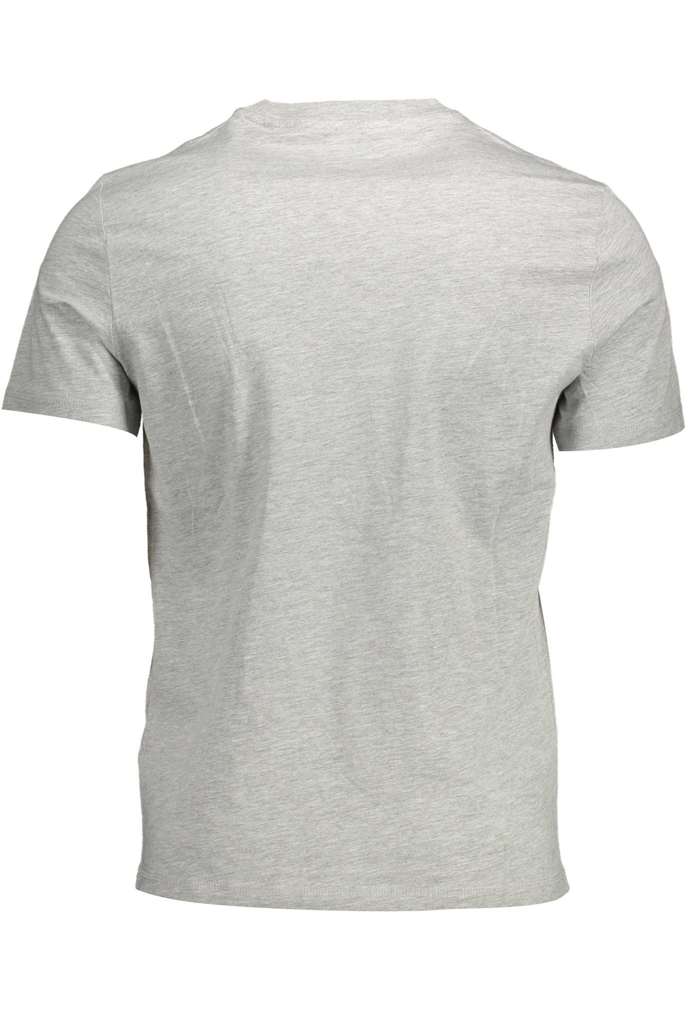 Camiseta de algodón orgánico de corte ajustado y color gris chic de Guess Jeans