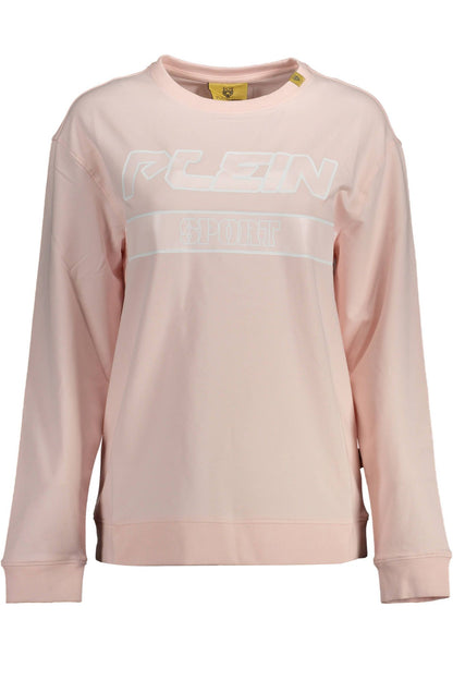 Sudadera con detalle en contraste rosa chic de Plein Sport