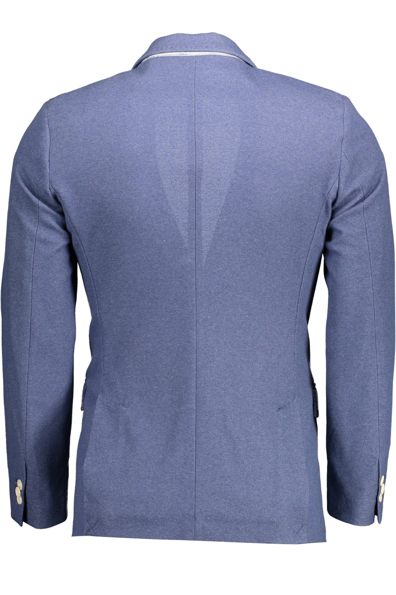 Chaqueta azul Gant Chic Slim-Fit con detalles elegantes