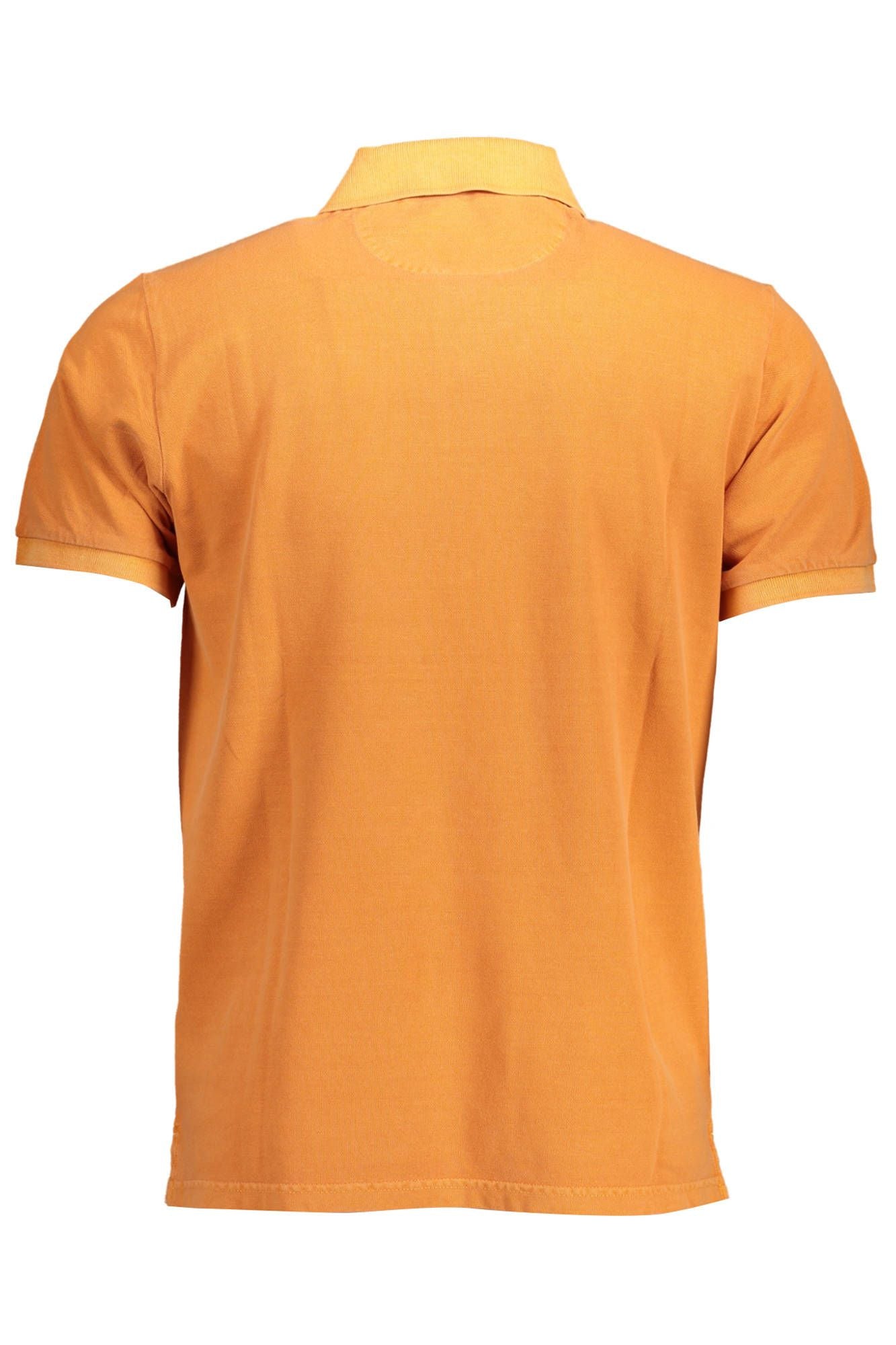 Polo elegante de manga corta color naranja de Gant