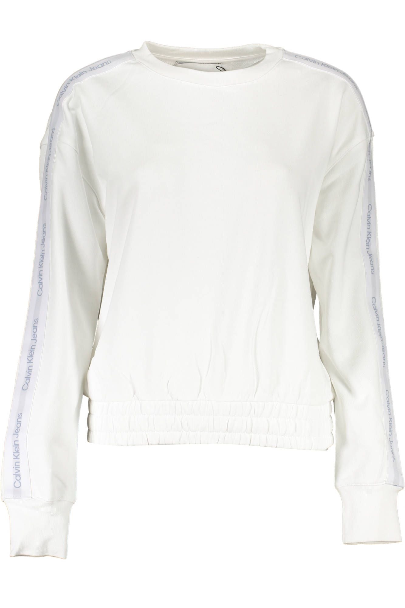 Sudadera elegante de algodón blanca de Calvin Klein