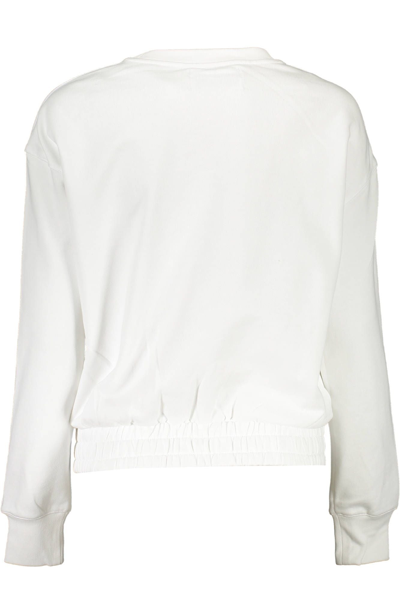 Sudadera elegante de algodón blanca de Calvin Klein