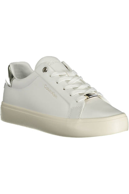 Zapatillas elegantes con cordones y contraste en color blanco de Calvin Klein