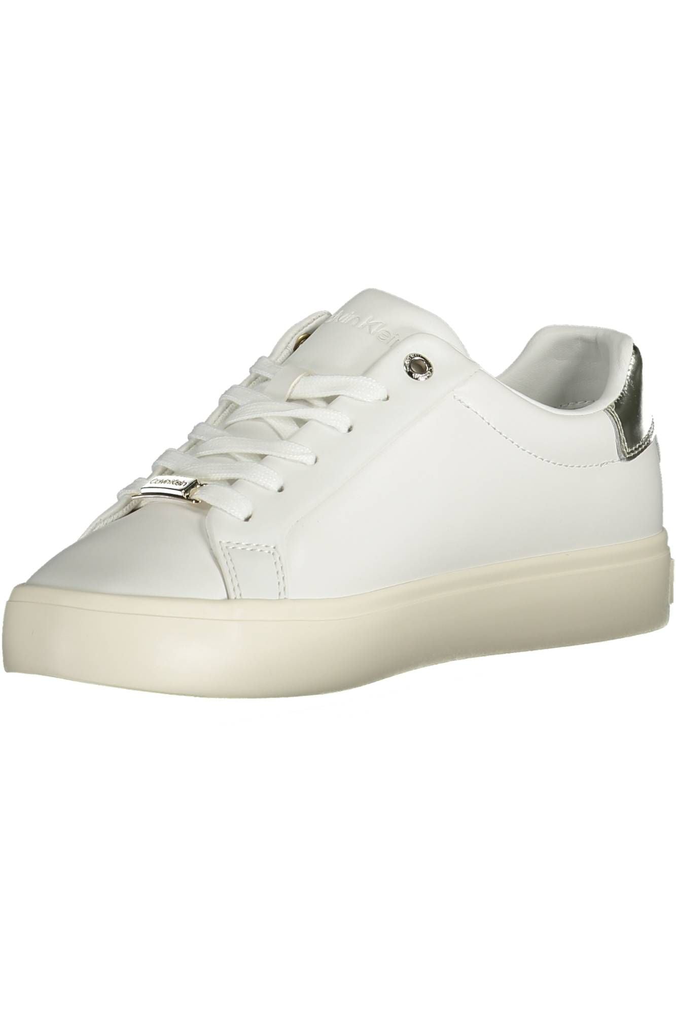 Zapatillas elegantes con cordones y contraste en color blanco de Calvin Klein
