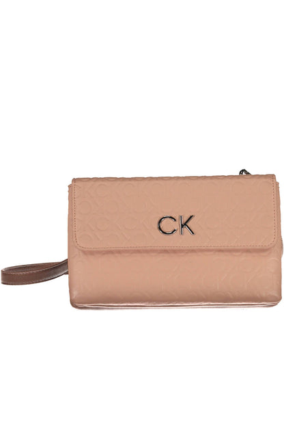 Bolso de hombro Calvin Klein Chic Pink con dos compartimentos