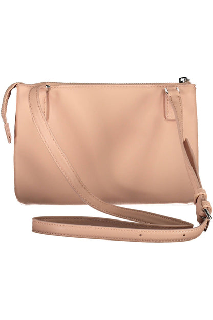 Bolso de hombro Calvin Klein Chic Pink con detalles en contraste