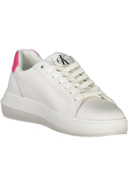 Calvin Klein White Leather Women Sneaker