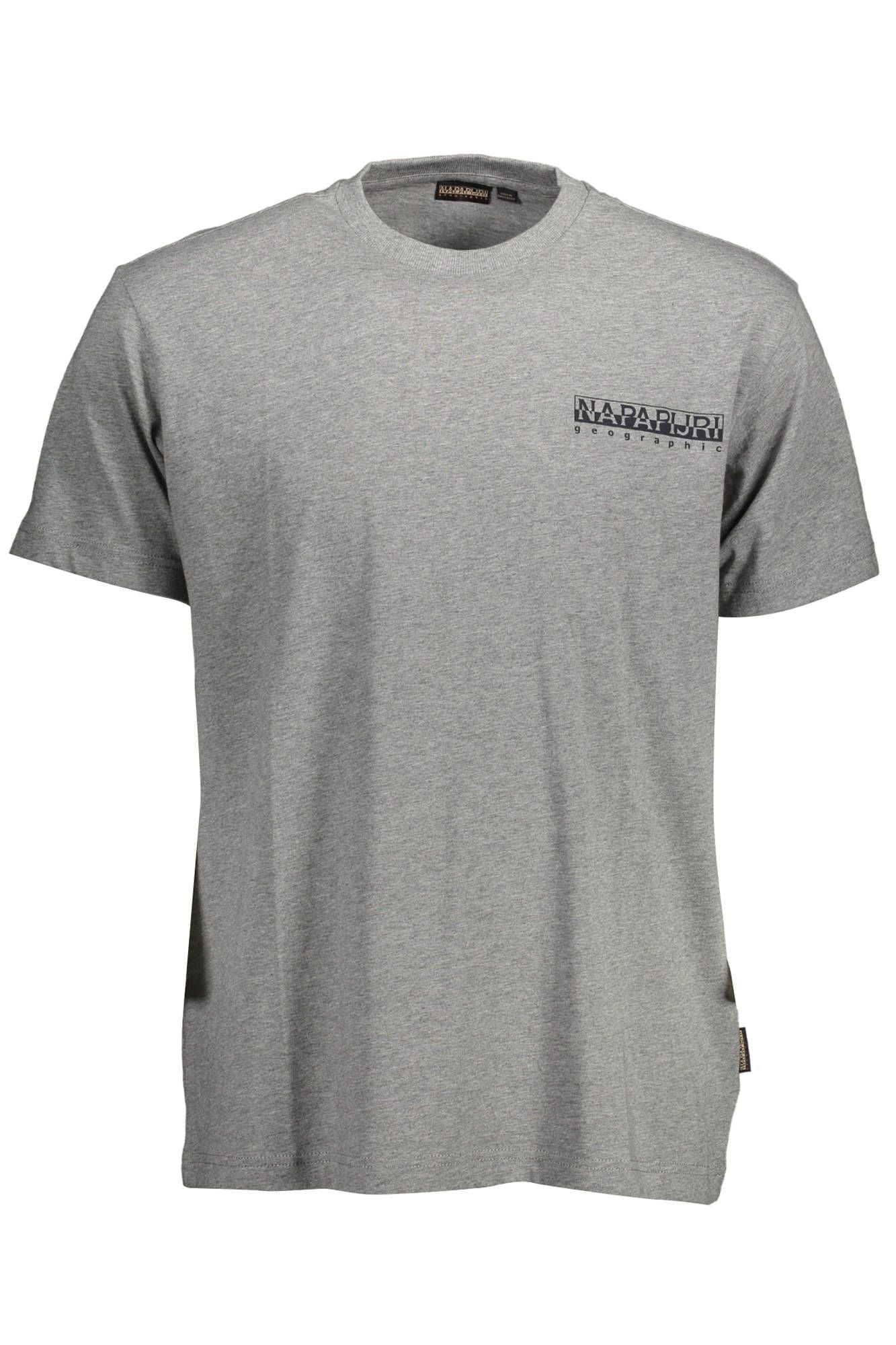 Camiseta con cuello redondo y logotipo de Napapijri Chic en gris