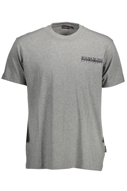 Camiseta con cuello redondo y logotipo de Napapijri Chic en gris