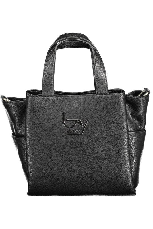 Bolso de mano elegante con múltiples bolsillos en color negro de BYBLOS