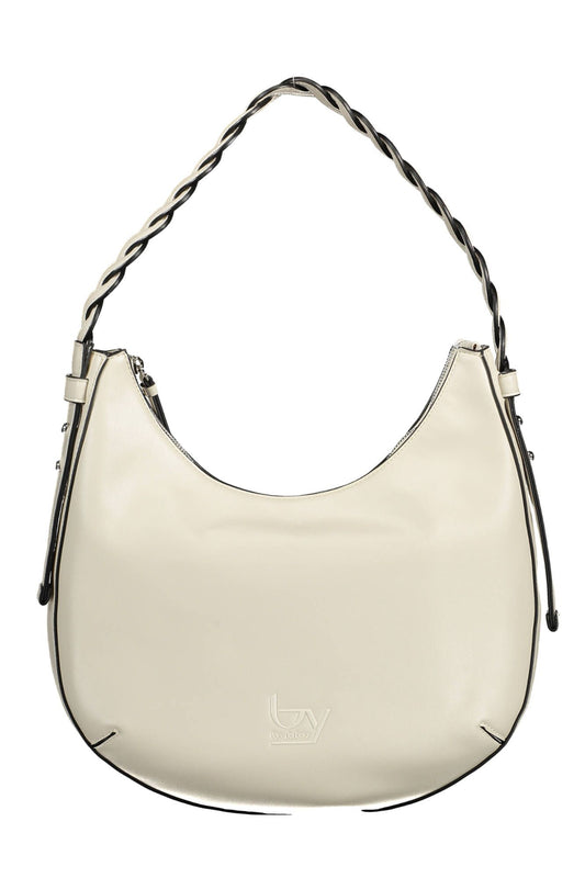 Bolso de mano BYBLOS Chic de PVC blanco con detalles en contraste