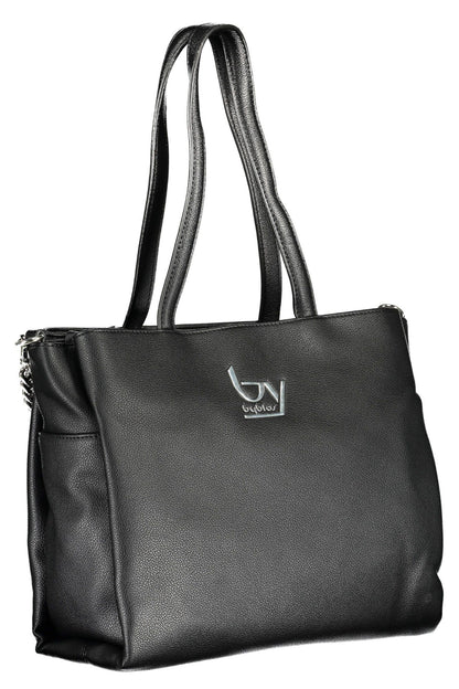 Bolso elegante con correa de cadena negra de BYBLOS