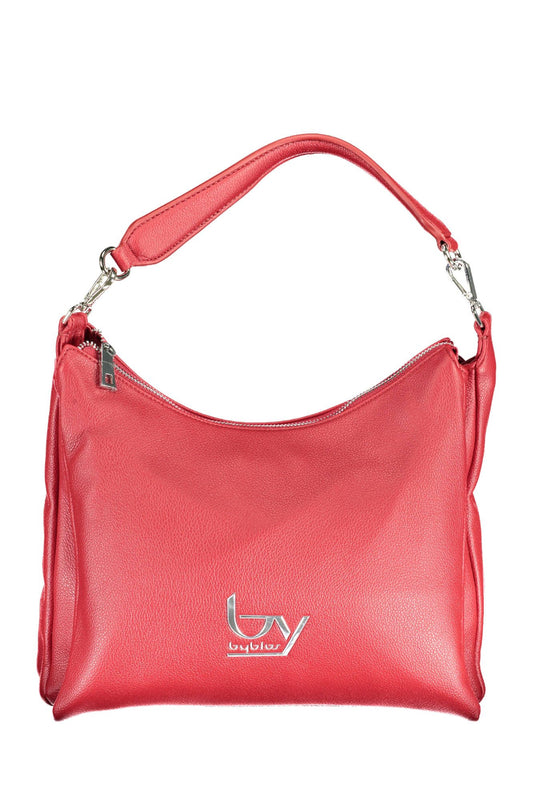 Bolso de mano convertible con asa de cadena roja elegante de BYBLOS