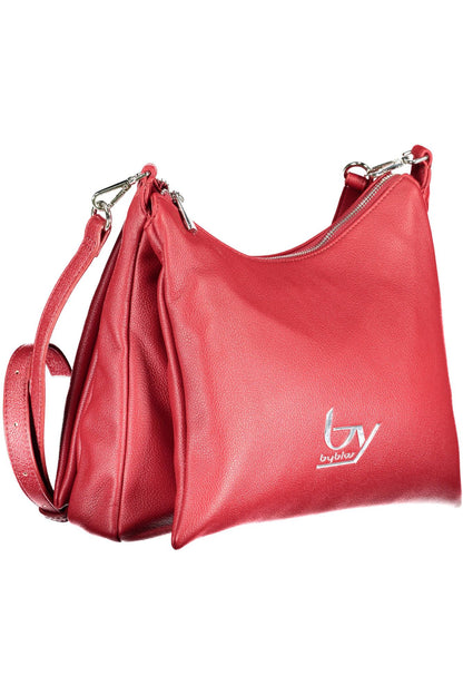 Bolso de mano convertible con asa de cadena roja elegante de BYBLOS