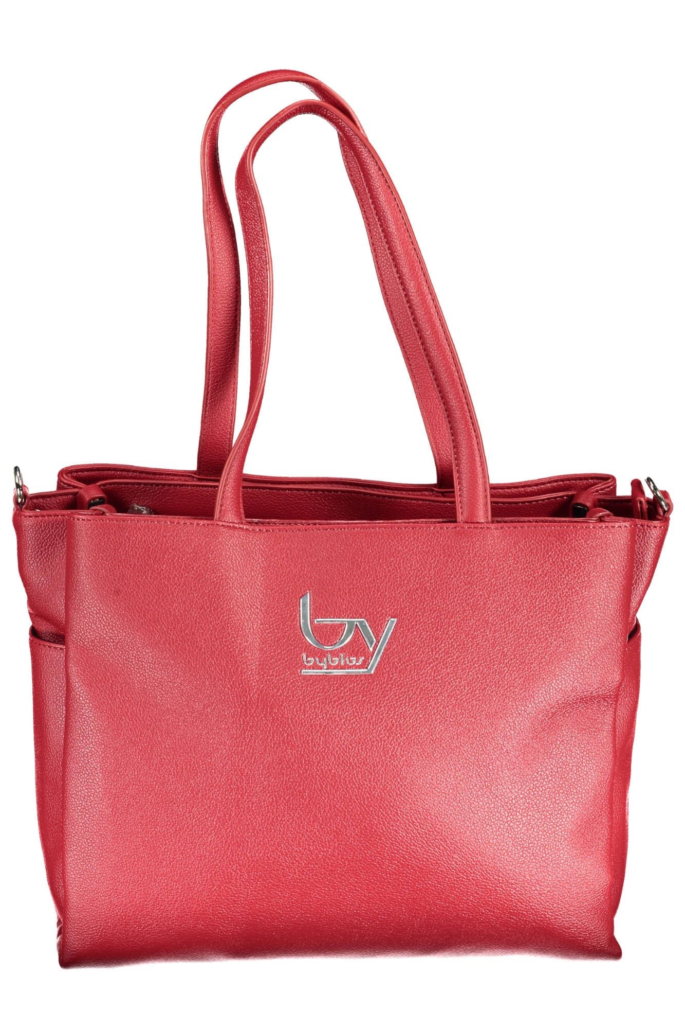 Bolso de hombro convertible rojo chic de BYBLOS