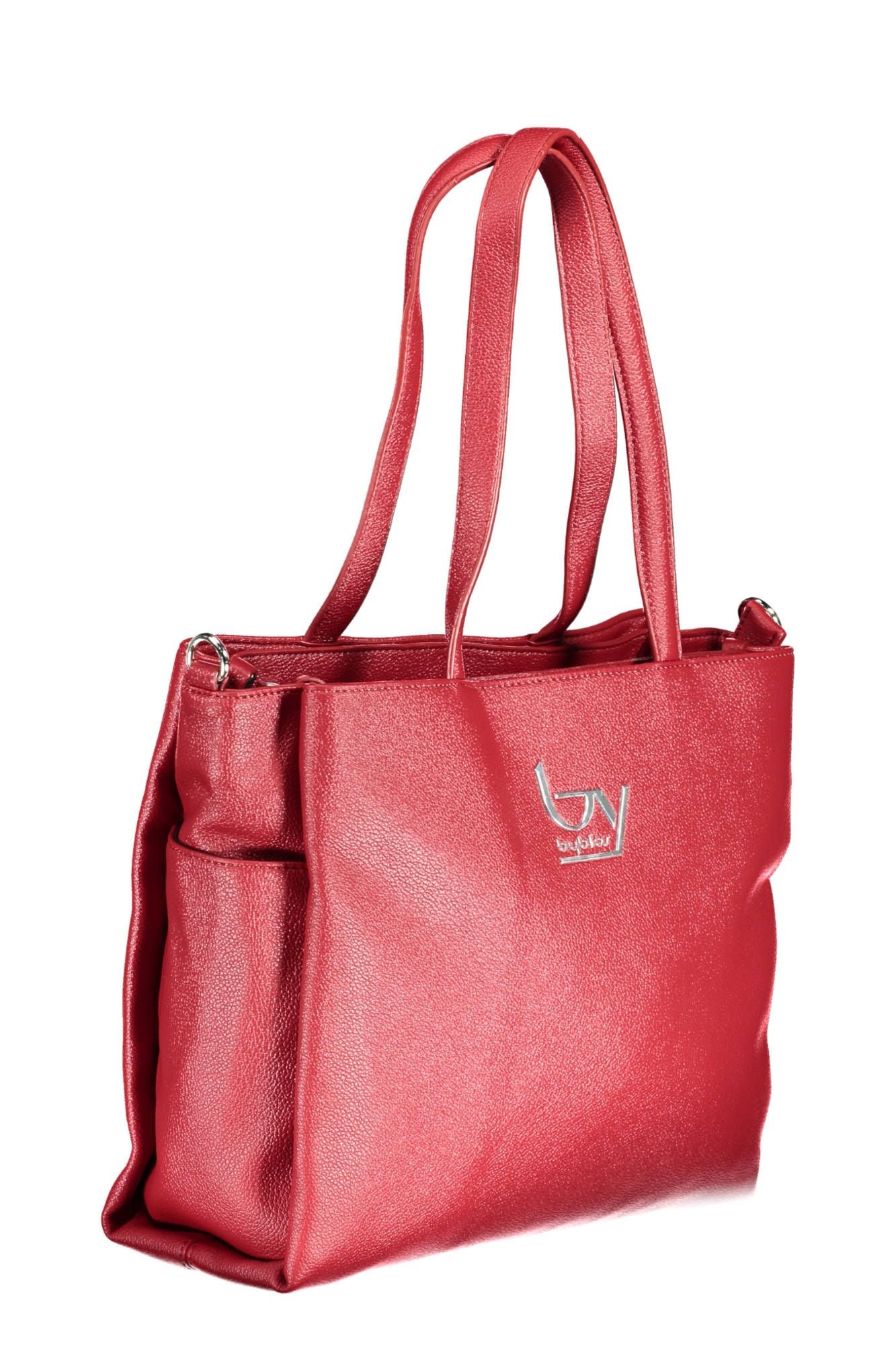 Bolso de hombro convertible rojo chic de BYBLOS