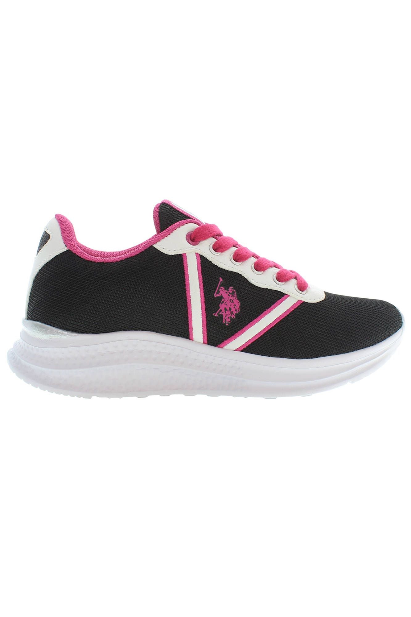 US POLO ASSN. Zapatillas deportivas elegantes negras con cordones