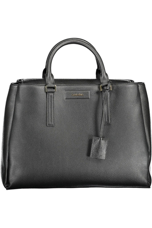 Bolso de hombro elegante de color negro con detalles elegantes de Calvin Klein