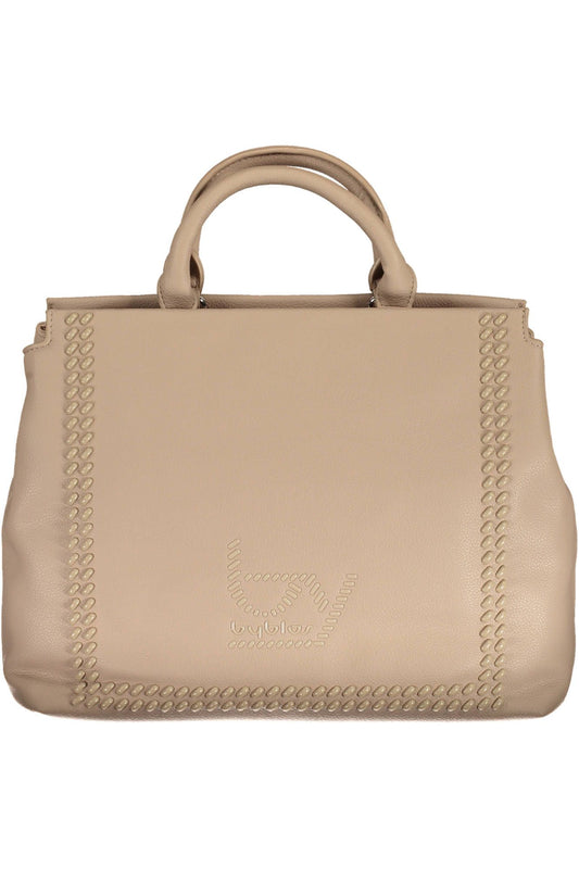 Bolso de mano con dos compartimentos Elegance beige de BYBLOS