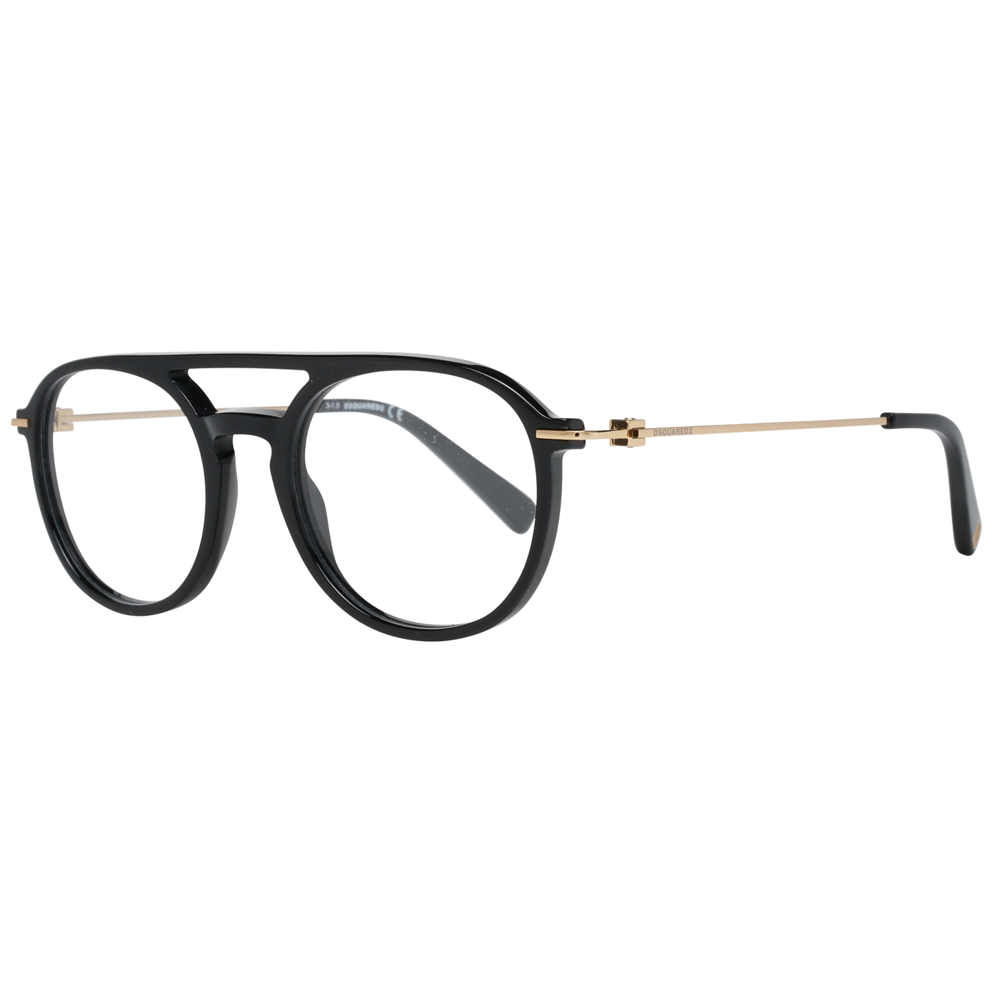 Gafas de sol de diseño con montura completa en negro elegante de Dsquared²