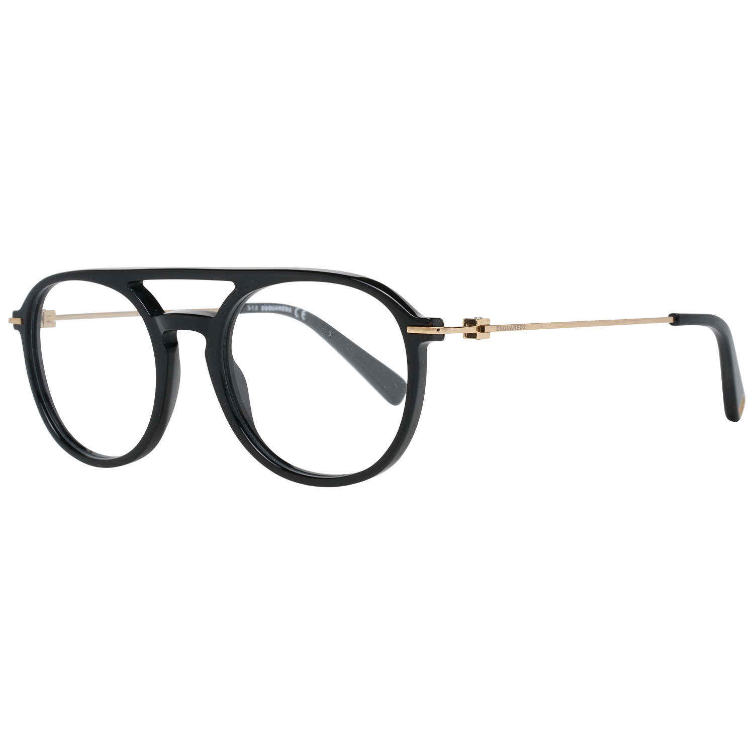 Gafas de sol de diseño con montura completa en negro elegante de Dsquared²