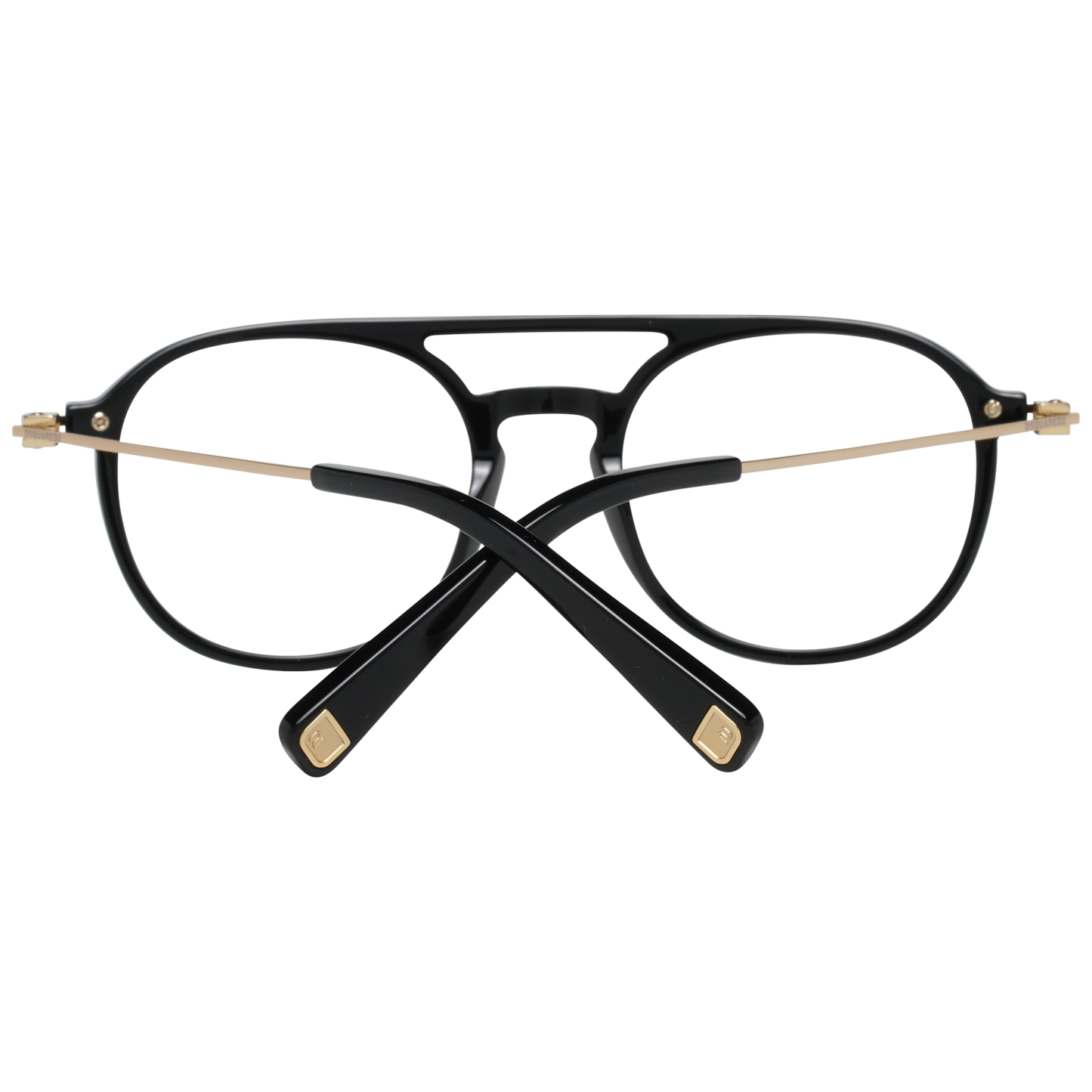 Gafas de sol de diseño con montura completa en negro elegante de Dsquared²